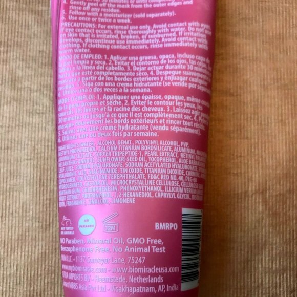 Bio Miracle Skin Therapy Pink Radiance Mask - Picture 3 of 3